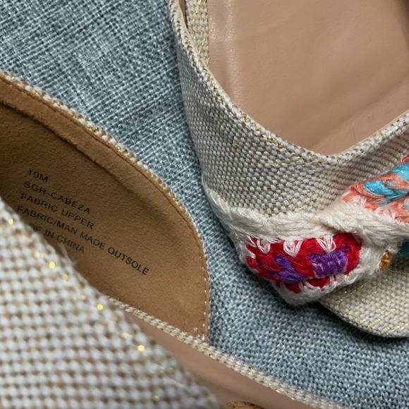 Sugar Brand, Crochet Slip On Shoe Size 10 Regular Fit - Picture 3 of 5